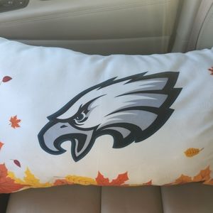 NFL Eagles fall pillow